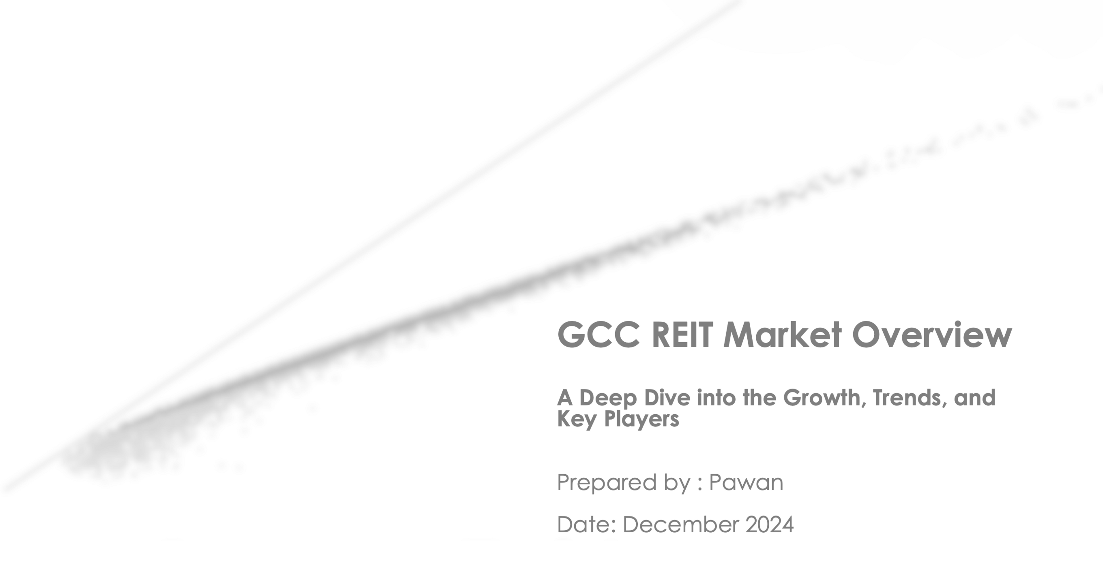 GCC REIT Market Overview