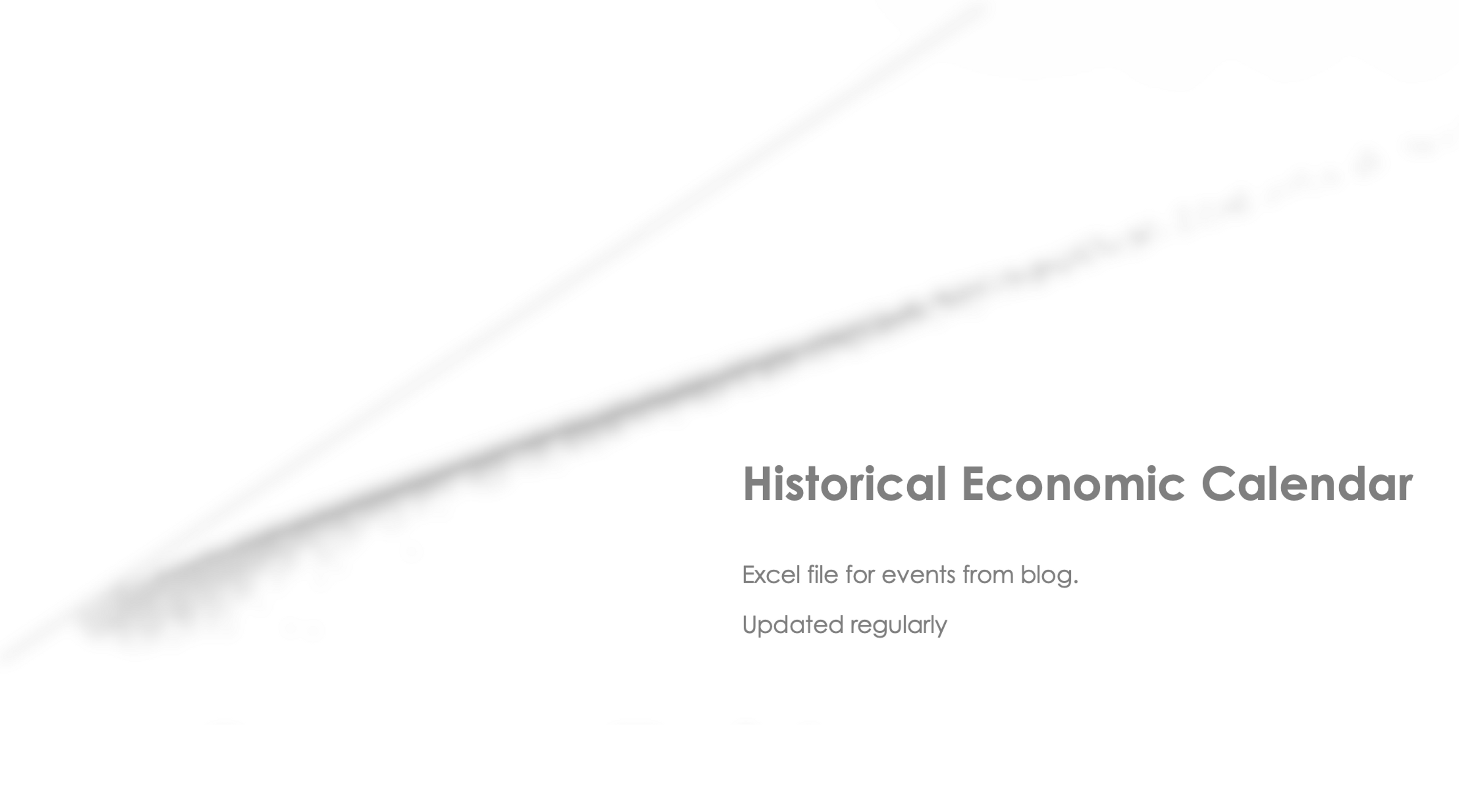 Historical Economic Calendar